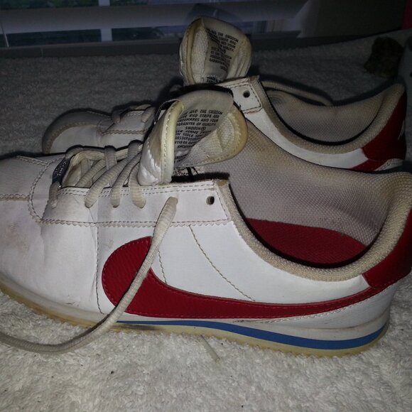 Red Nike Cortez Women's Cheer Sneakers Shoes Worn - Picture 9 of 15